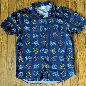 Pokémon Button Down Shirt